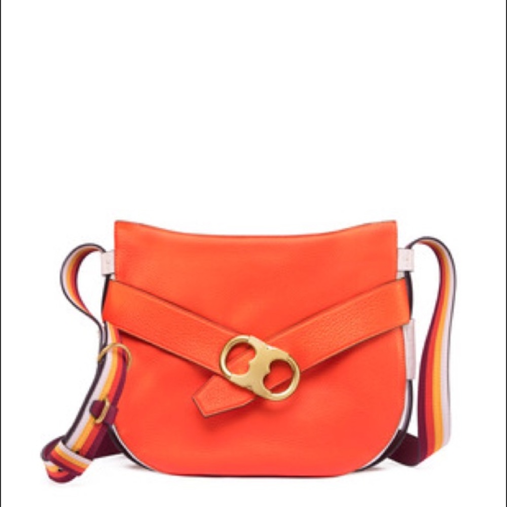 Tory Burch Gemini Link Stripe Crossbody Bag